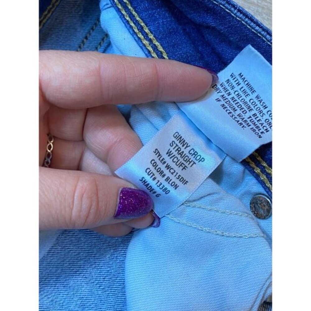 Hudson Womens Distressed Skinny Jeans 26DN Blue Denim Cotton Stretch Made In USA - Picture 7 of 11